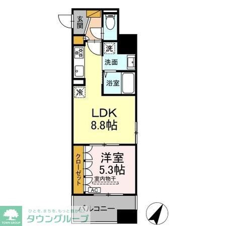 D-ROOM千葉中央の物件間取画像